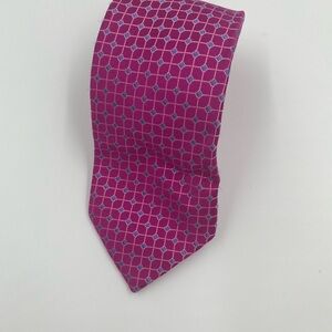 Lario Fuchsia Patterned Men's Tie